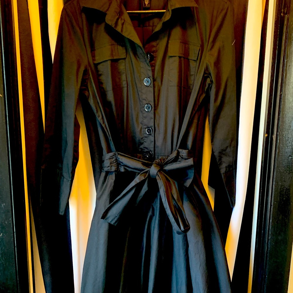 Banana Republic black cocktail dress with belt!